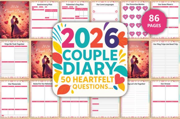 Download 2026 Couple Diary 50 Heartfelt Questions - Premium Resources