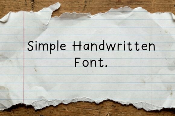 Download Simple Handwritten - Simple Collection