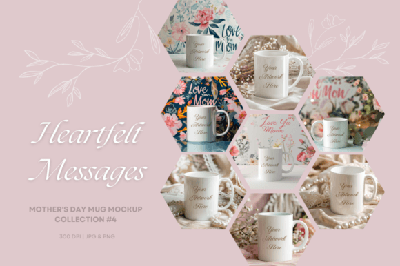 Download Heartfelt Messages: Mug Mockups Set - Premium Bundle